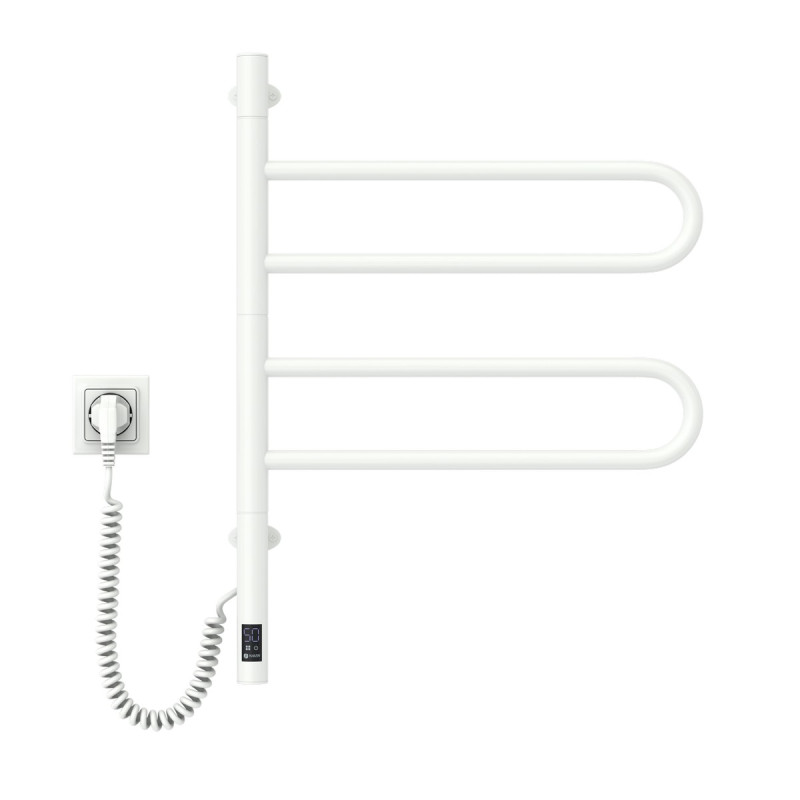 Рушникосушка Fouette 480х600 Sensor з таймером, біла (12-112033-4860)