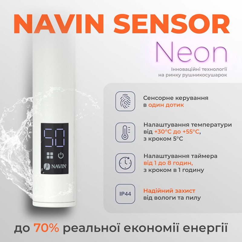 Полотенцесушитель Блюз 480х1200 Sensor левый с таймером (12-006133-4812)
