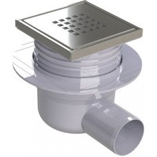 Трап решетка нерж. сталь CUBO 106 * 106 гор. d50 Prevex WDR-110-01-4402-01