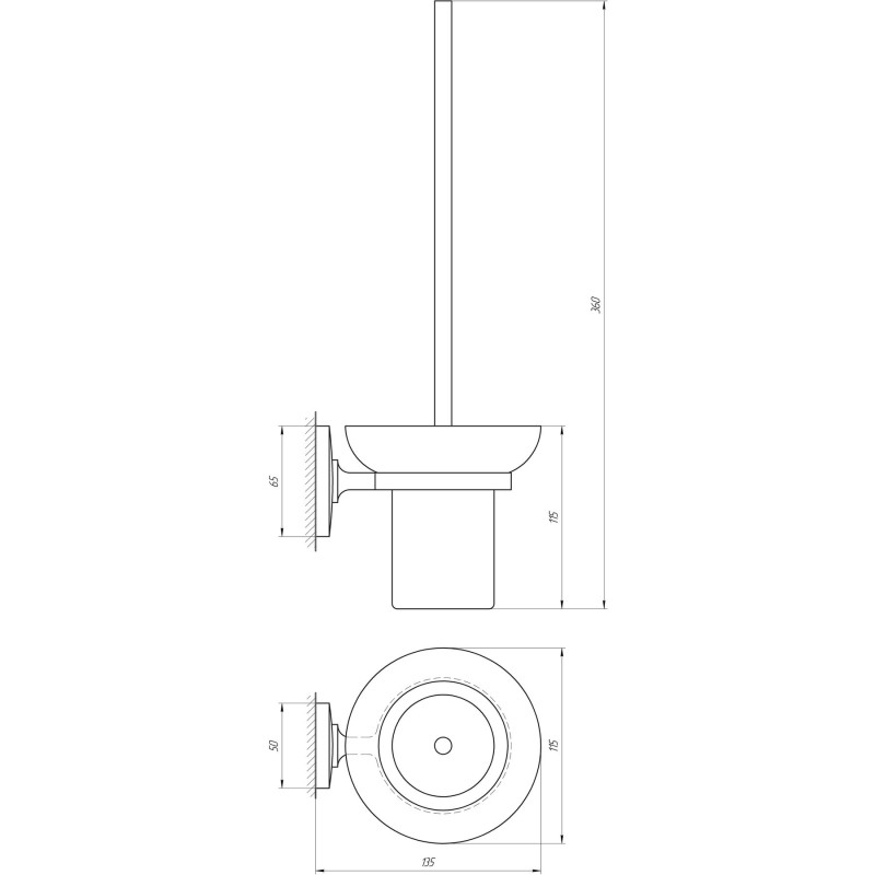 Ерш настенный Globus Lux RM1901