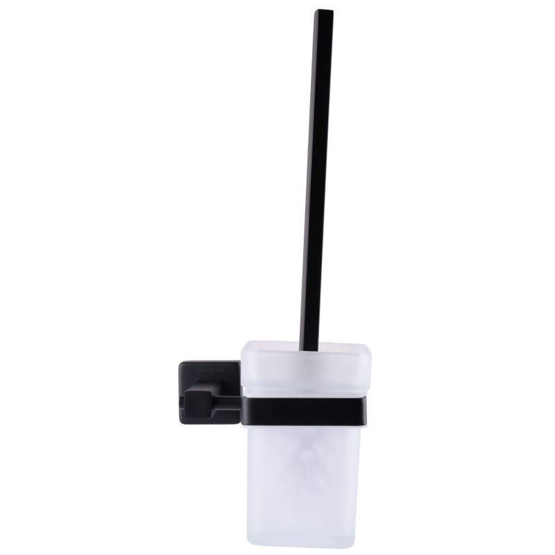 Ерш настенный  Globus Lux BQ9429A без крышки черный матовый SUS304