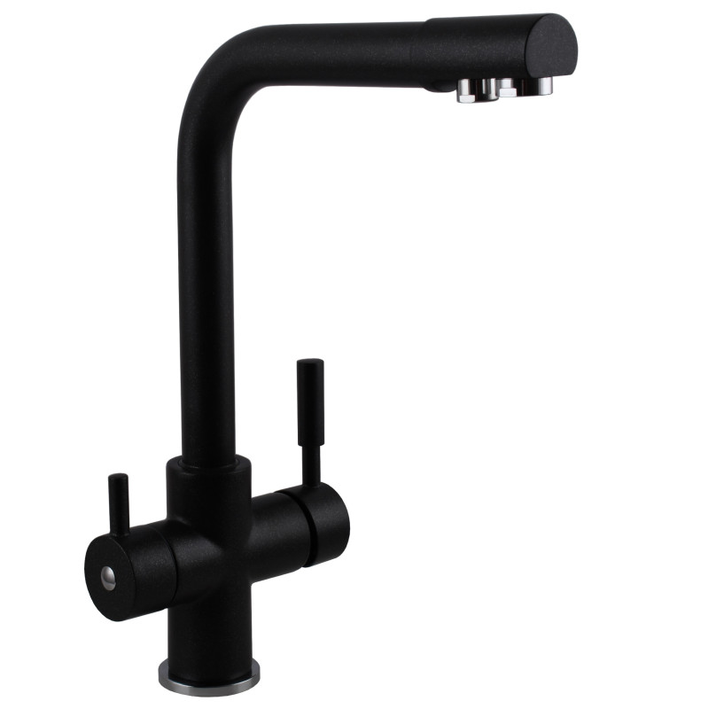 Смеситель для кухни под осмос Globus Lux LAZER GLLR-0888-1-ONIX
