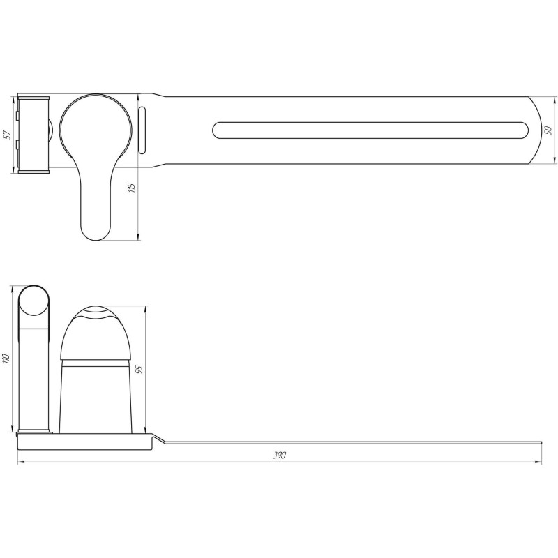 Смеситель для биде Globus Lux Solly GLSO-0206