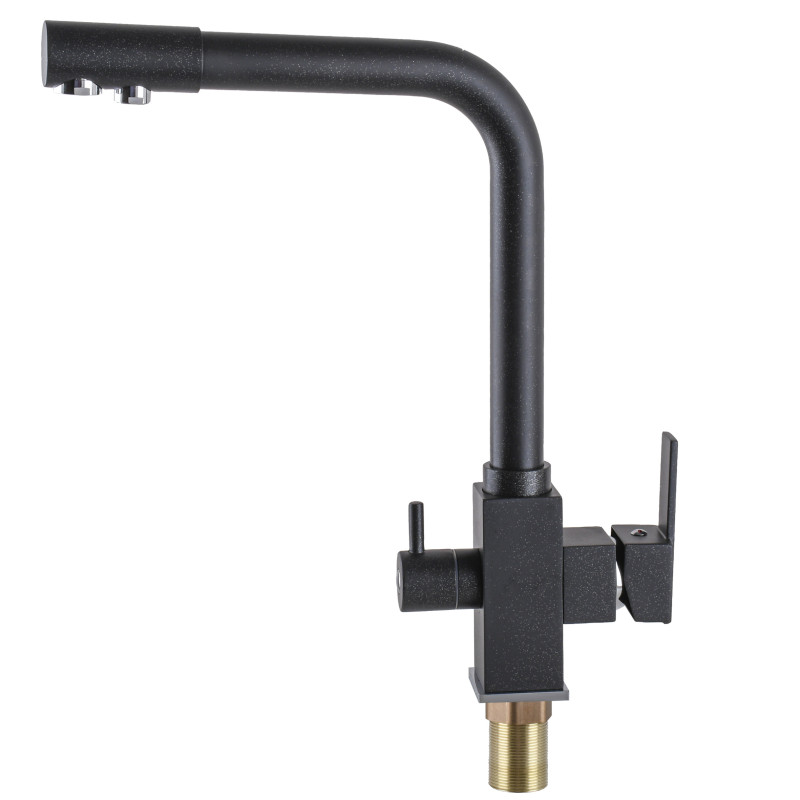 Смеситель для кухни под осмос Globus Lux LAZER GLLR-0100-1-ONIX