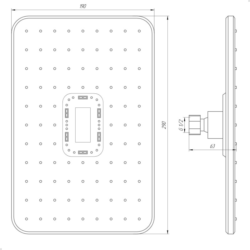 Душова лійка Globus Lux SD-003-30-00