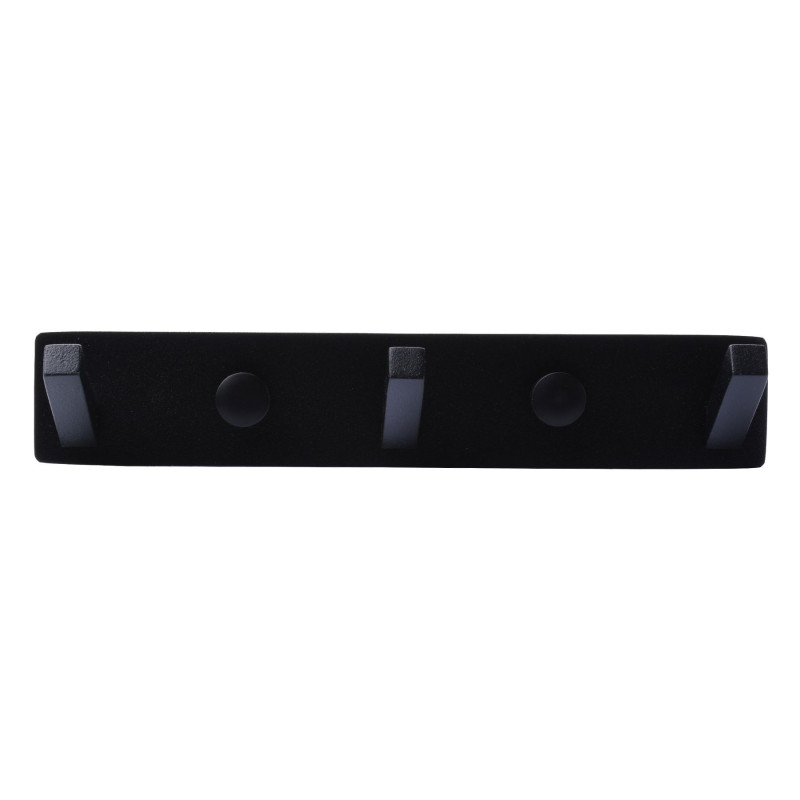 Планка с крючками TOPAZ TKB 9385-3-BL черная