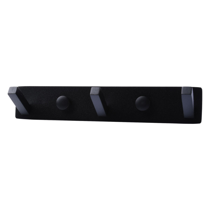 Планка с крючками TOPAZ TKB 9385-3-BL черная