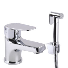 Смеситель для умывальника TOPAZ CAPRI TCA-15206-H43 гигиен. с стоп-лейкой, встроенный клапан,D35