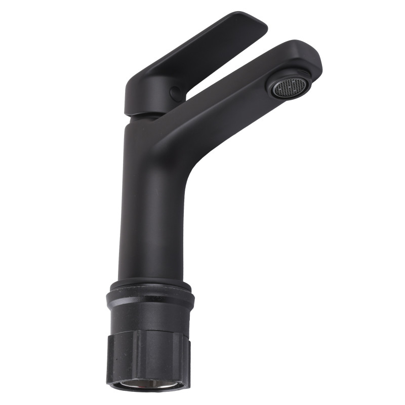Смеситель для умывальника TOPAZ CAPRI TCA-15207-H44-BL картридж D25, H=140, шланги 45см