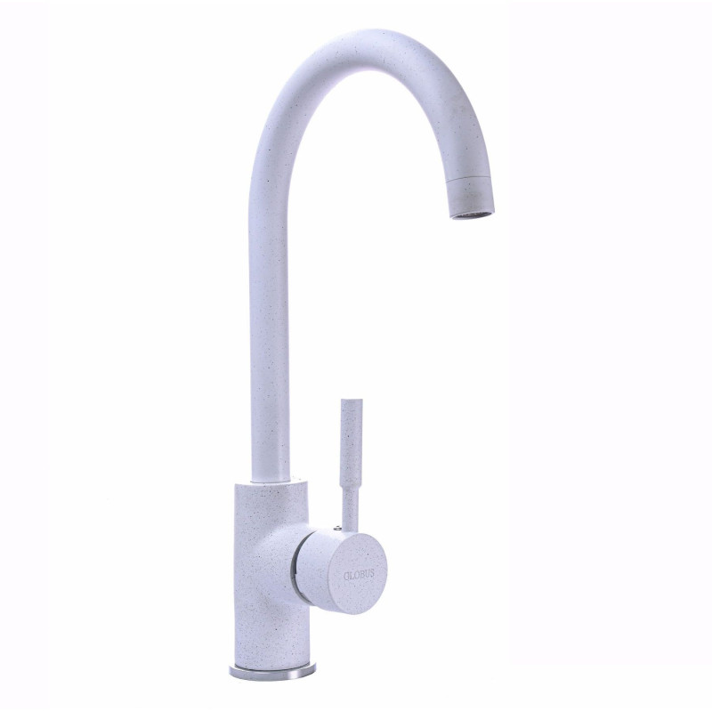Смеситель для кухни Globus Lux LAZER GLLR-0203S 7-WHITE