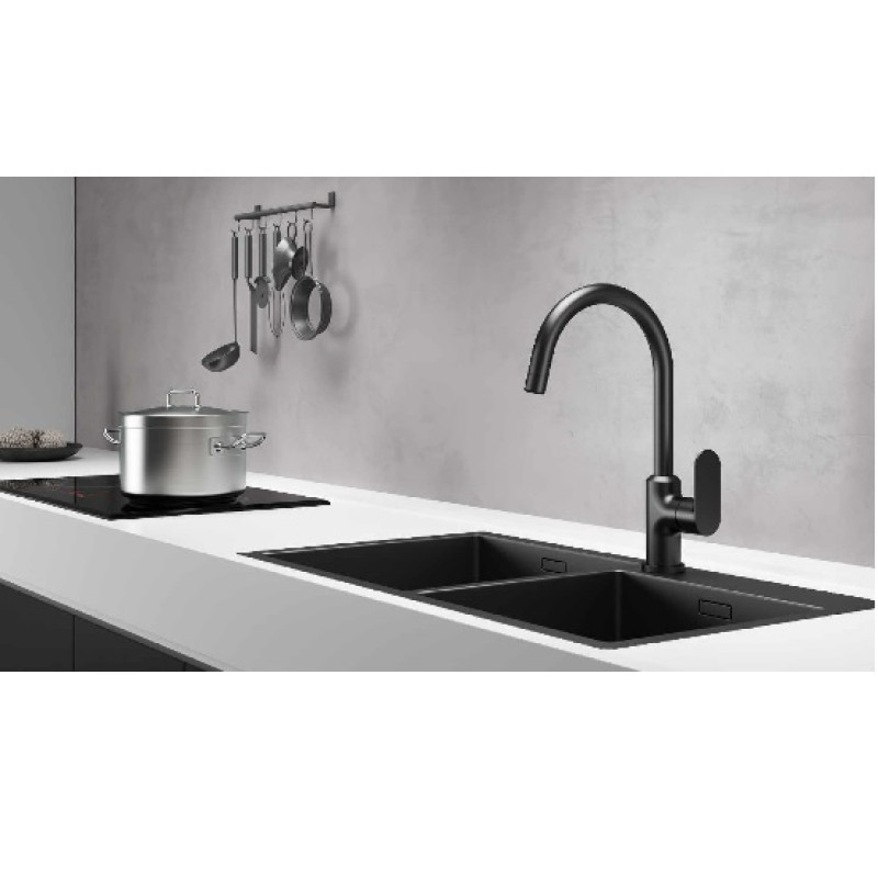 Змішувач для кухні Globus Lux Ontario GLO-0203S-BB