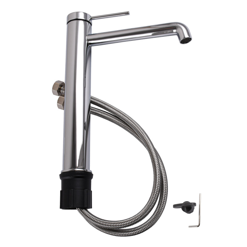 Змішувач для умивальника TOPAZ LOFT TLF 32203-H75-C, Шланги TAQ-M0855