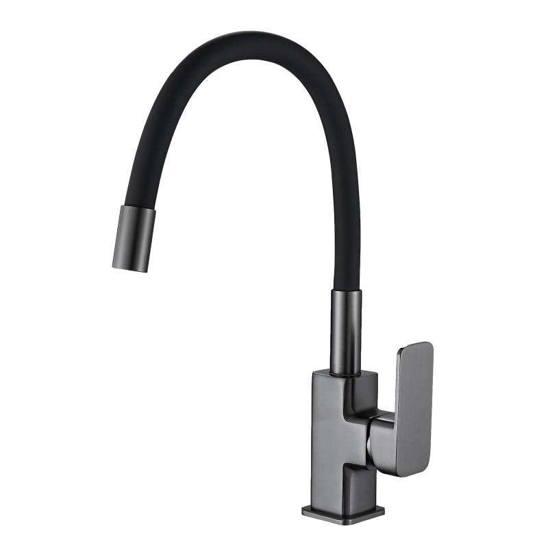 Смеситель для кухни Globus Lux Milano GLM-0203LR-11-GRAPHITE