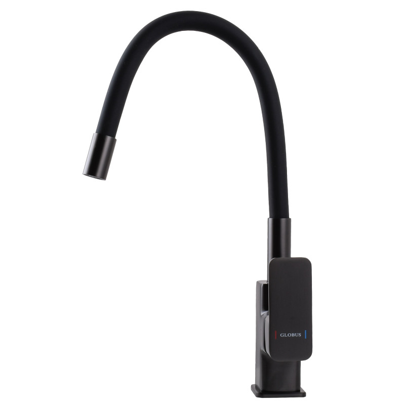 Смеситель для кухни Globus Lux Milano GLM-0203LR-11-GRAPHITE
