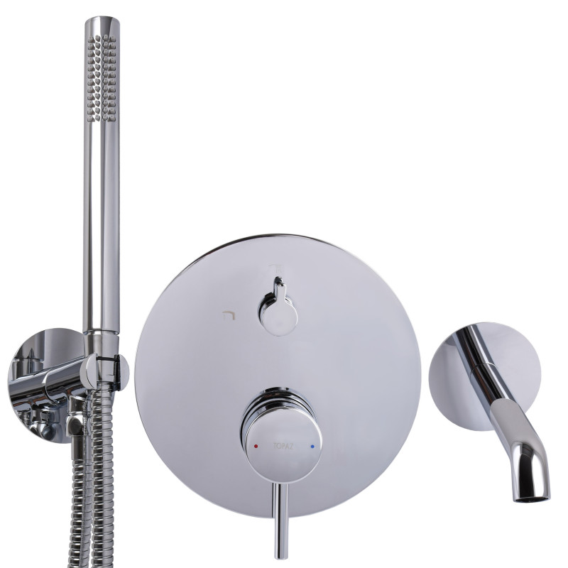 Смеситель для ванны встроенный TOPAZ LOFT TLF 32202-H39-C