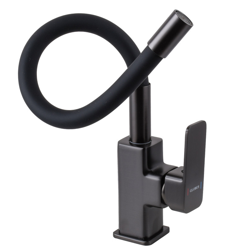 Смеситель для кухни Globus Lux Milano GLM-0203LR-11-GRAPHITE