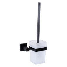 Ерш настенный  Globus Lux BQ9429A без крышки черный матовый SUS304
