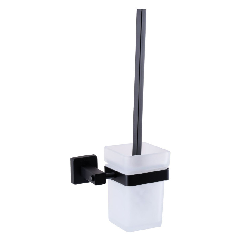 Ерш настенный  Globus Lux BQ9429A без крышки черный матовый SUS304
