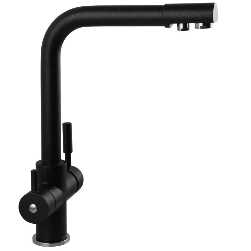 Смеситель для кухни под осмос Globus Lux LAZER GLLR-0888-1-ONIX