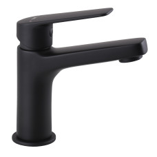 Смеситель для умывальника TOPAZ CAPRI TCA-15207-H44-BL картридж D25, H=140, шланги 45см