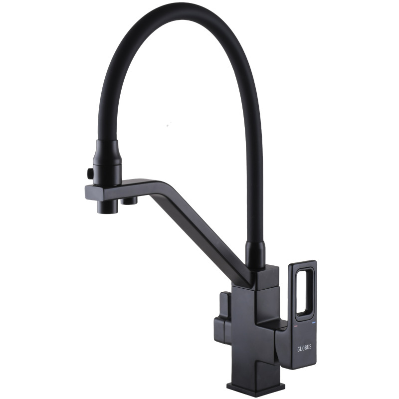 Смеситель для кухни под осмос Globus Lux PIANO GLPN-0900-10-BB