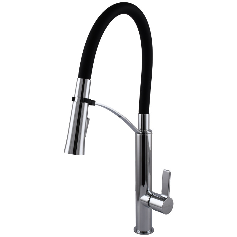 Змішувач для кухні TOPAZ MODERNO TMD-8817-H23-BL