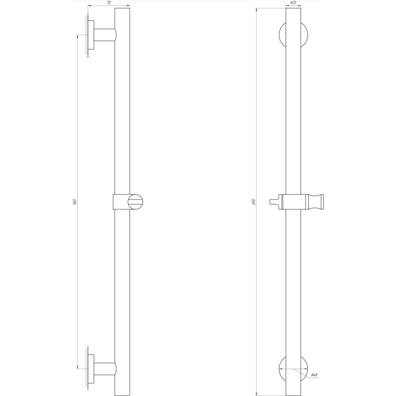 Душова стійка Globus Lux SUS-1106