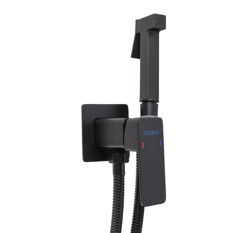 Змішувач гігієнічний Globus Lux Milano GLM-0-106MIX-BB