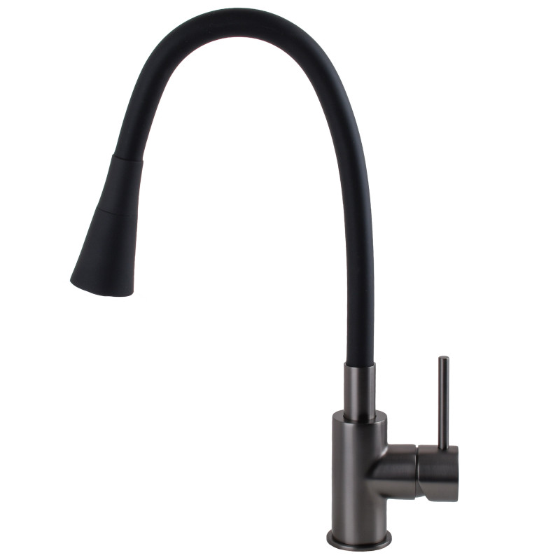 Змішувач для кухні TOPAZ LOFT TLF 8854-H39-GP-B01, Шланги TAQ-M0855