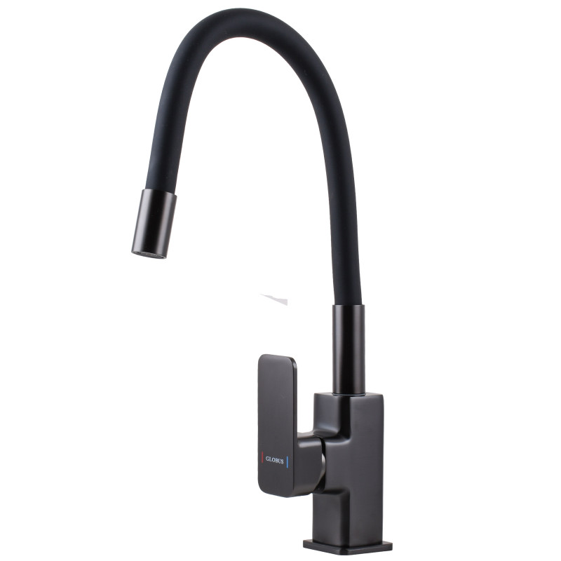 Змішувач для кухні Globus Lux Milano GLM-0203LR-11-GRAPHITE