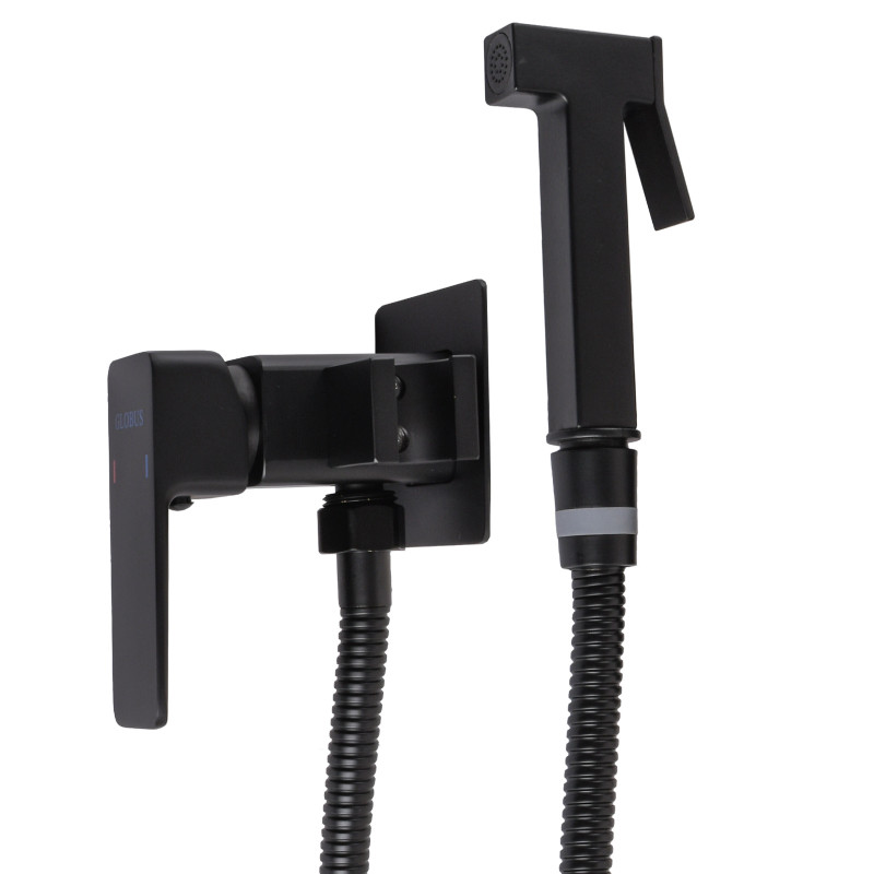 Змішувач гігієнічний Globus Lux Milano GLM-0-106MIX-BB