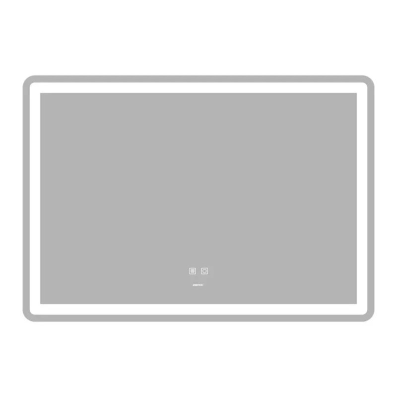Дзеркало Zerix Mirra MR05-100x70 з LED Touch, Anti-fog, димером, регулятором яскравості (ZX6060)