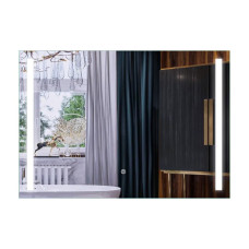 Зеркало Mixxus Premium LINES MR18-100x70-Reverse с Led Touch, Anti-fog, димером, регулятором яркости (MP6627)
