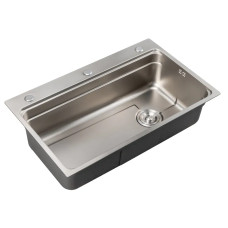 Мойка из нержавеющей стали Mixxus MS7546-Set-01 Micro Decor SS Color (3.0/0.8) комплект (нерж.) (MI8391)