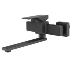 Смеситель для кухни настенный Koer KB-73010-05 (Цвет черный) (KR3491)