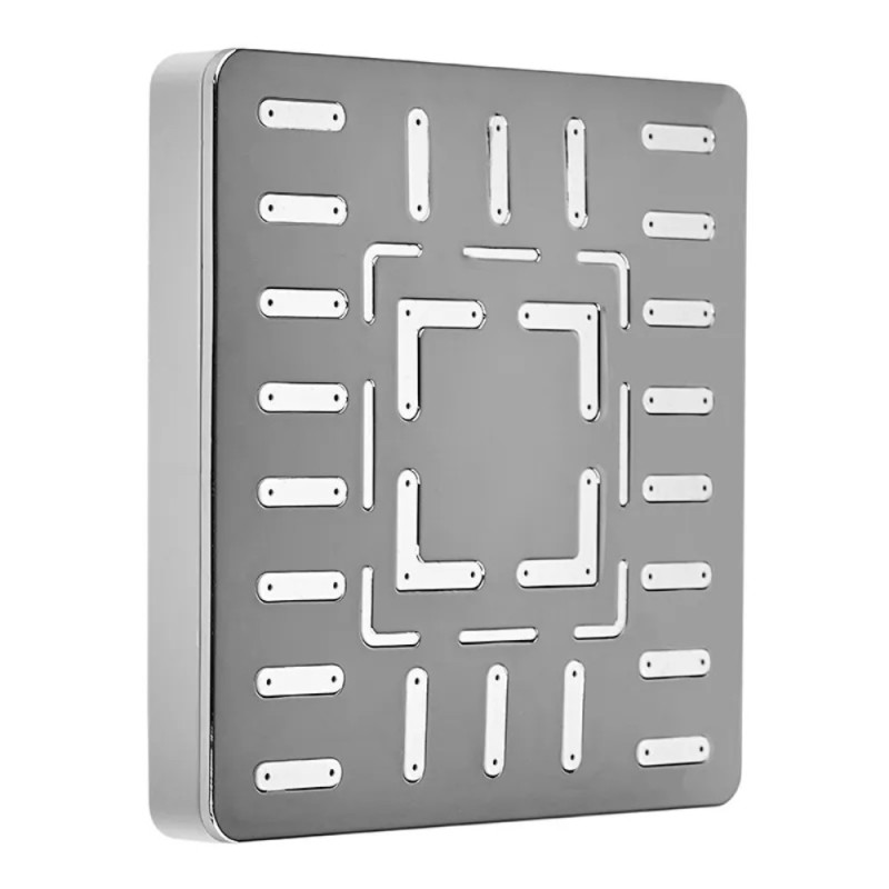 Лейка для душа потолочная Zerix SH-82 (белая) 11х11 см (ZX4789)
