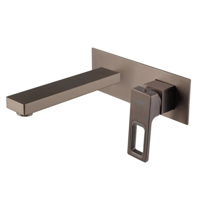Змішувач для умивальника вбудований Koer KB-16009-07 (Колір графіт) (KR5981)