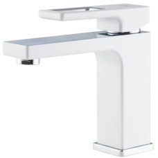 Смеситель для умывальника Koer KB-10009-04 (Цвет хром+белый) (KR5975)