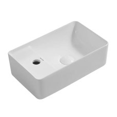 Раковина подвесная Mixxus Premium QUADRO-1201-R 430х265х135mm с отверстием под смеситель и переливом (MP6504)