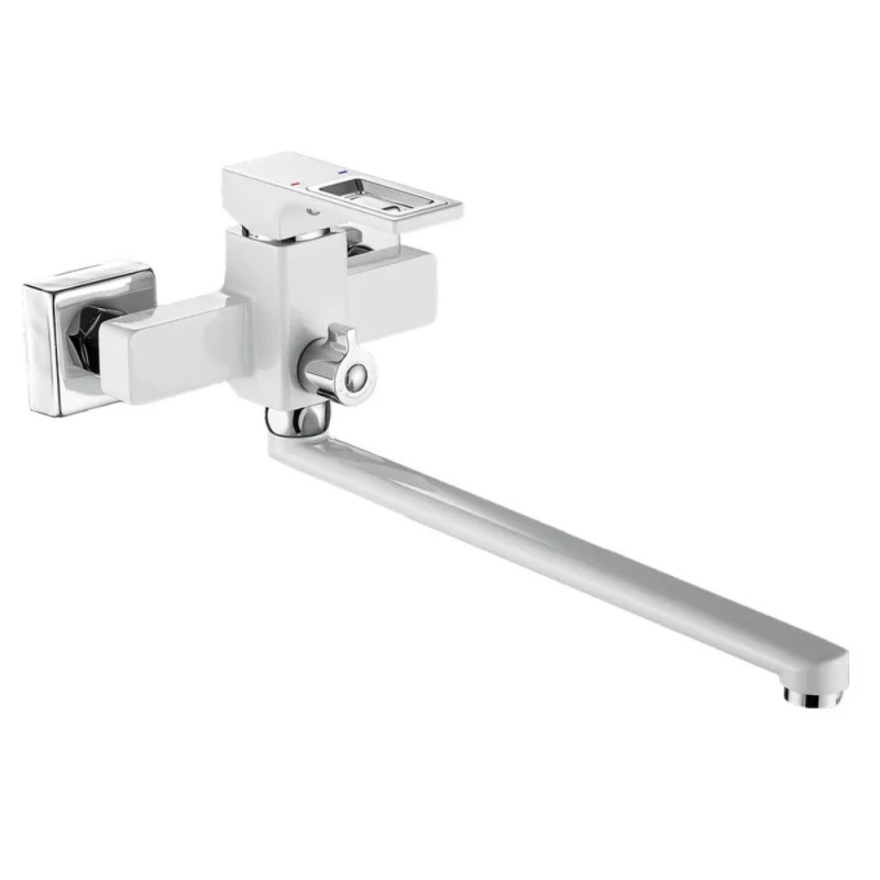Смеситель для ванны Mixxus Premium DANTE 006 EURO White-Chrome (MI6794)