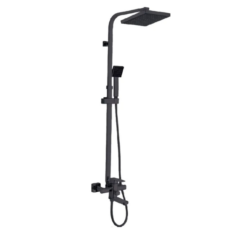 Душевая колонна со смесителем Zerix LEB16-123 Black (цвет черный) (ZX5574)