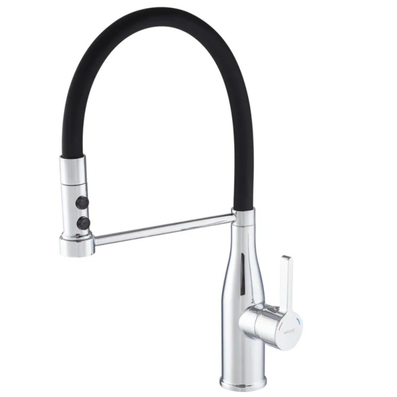 Смеситель для кухни Mixxus Premium Summer 017 REFL.BLACK (MI6960)