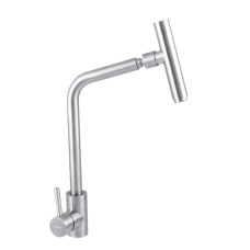 Смеситель для кухни Haiba SUS 017 с поворотным аэратором (HB3897)