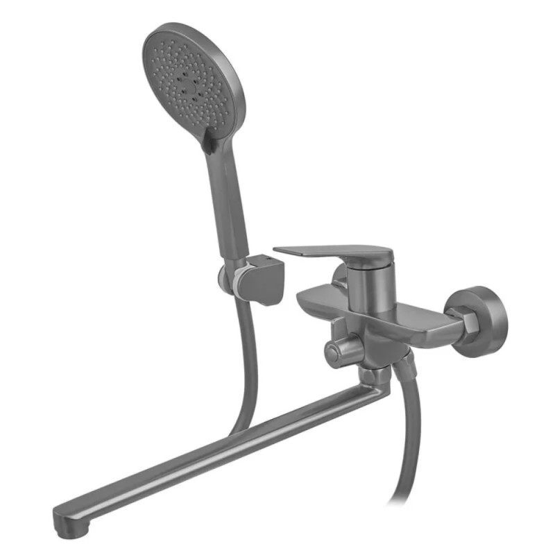 Смеситель для ванны Mixxus Premium DERBY 006 (EURO) GRAPHITE (MI6608)