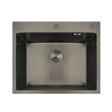 Мийка MIXXUS MH6050 GRAPHITE (MH6050 NANO-BLACK) (3.0/0.8) з нерж. сталі (колір графіт) (MX1933)