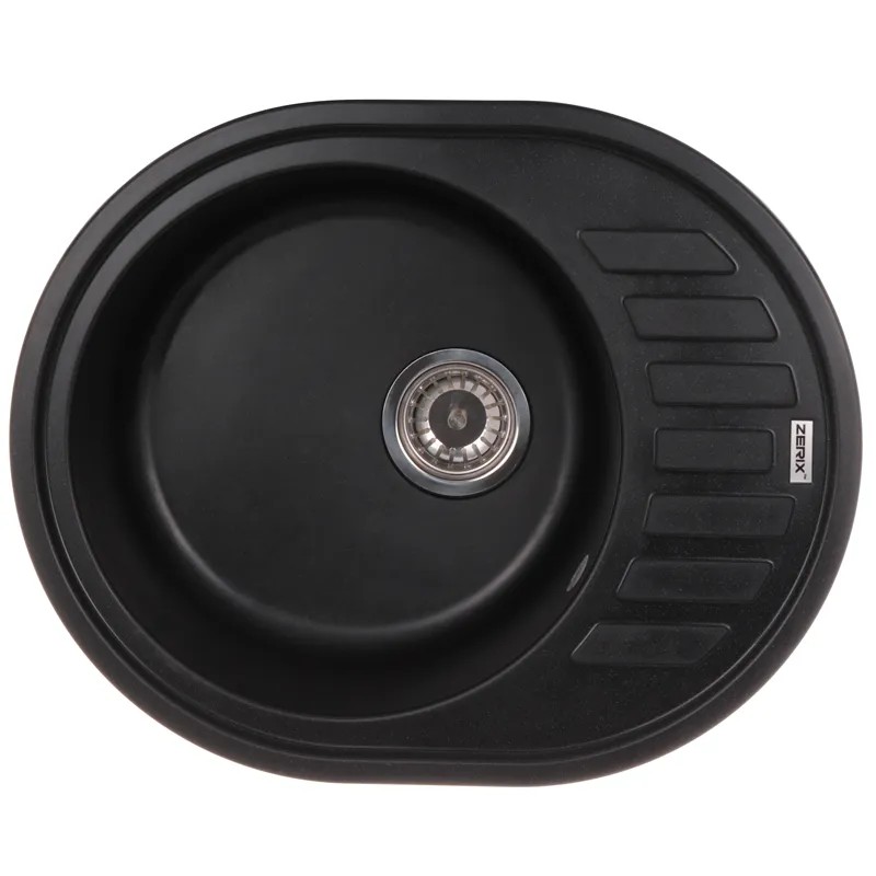 Мойка кухонная Zerix ZS-6250R-03 Черная (ZX4548)