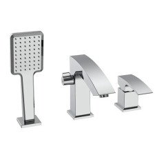 Смеситель на борт ванны Koer KB-43007-01 на 3 отверстия (Цвет хром) (KR3452)