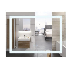 Зеркало Mixxus WARM MR12-80x70-Reverse с Led Touch, Anti-fog, димером, регулятором яркости (MI6936)
