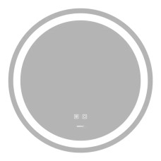 Дзеркало Zerix Solo MC01-80 з LED Touch, Anti-fog, димером, регулятором яскравості (ZX6064)