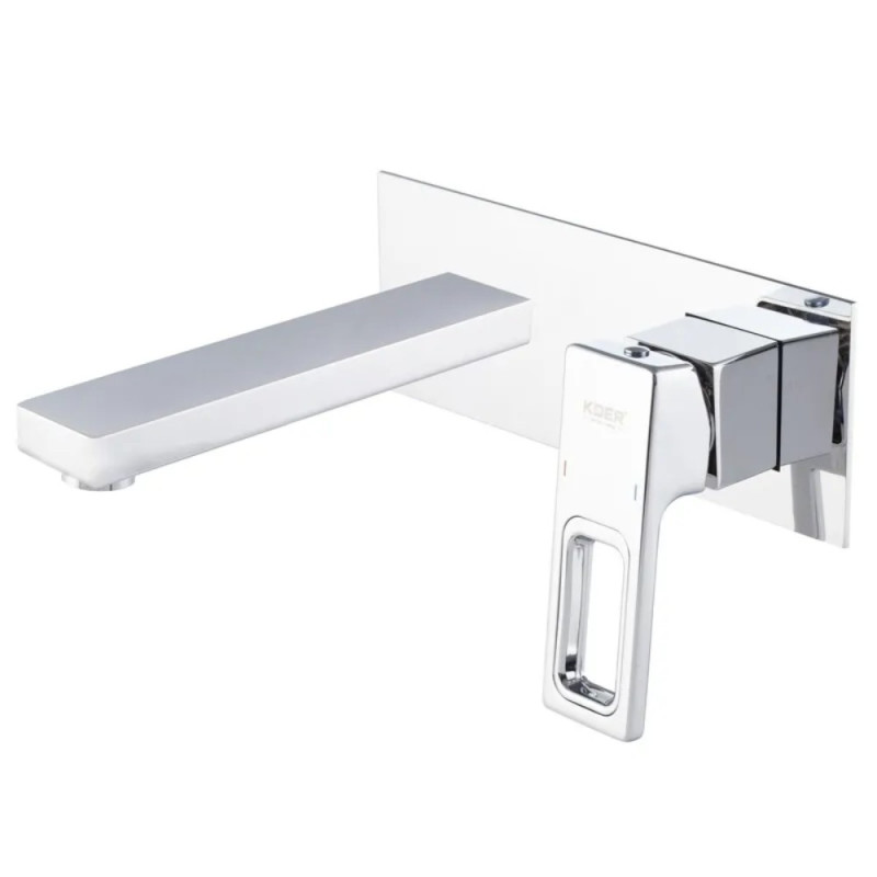 Змішувач для умивальника вбудований Koer KB-16009-01 (Колір хром) (KR5979)